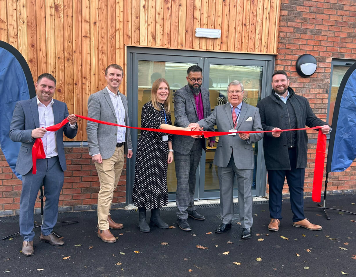 Celebrates Opening of New Hall at Primary School in Thrussington