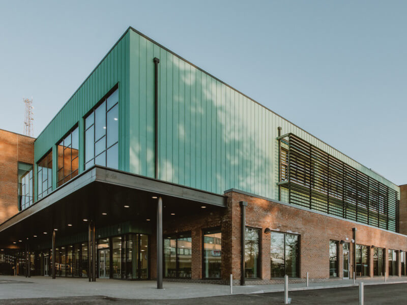 Police station outside view