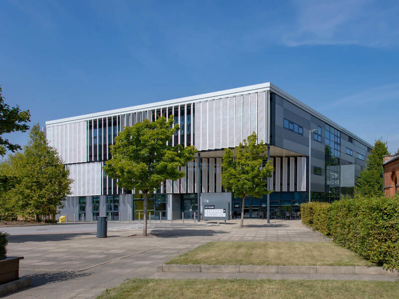 Front outside view of the EMH technology institute